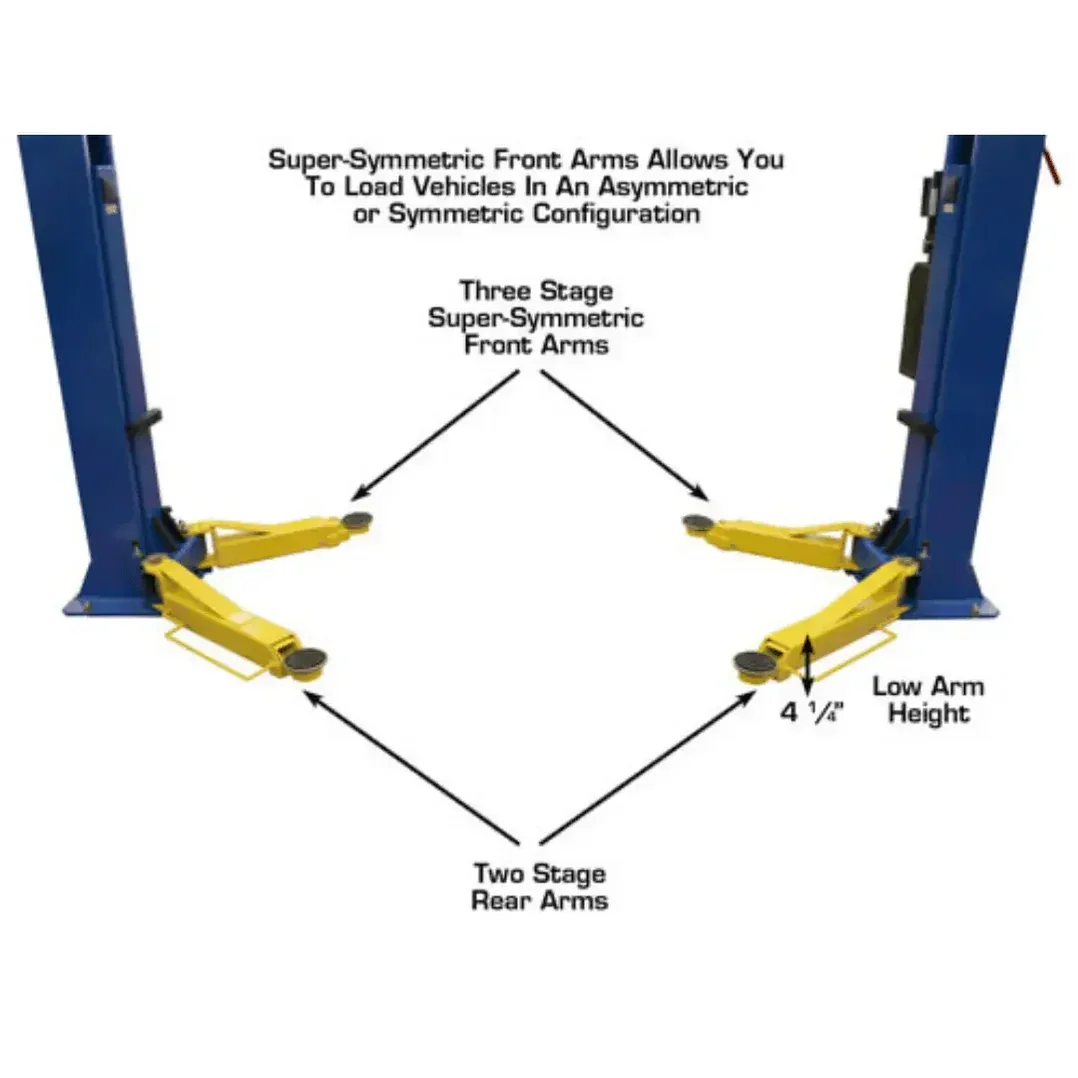 Atlas 9OHSC Overhead 9,000 lb. Capacity 2 Post Lift