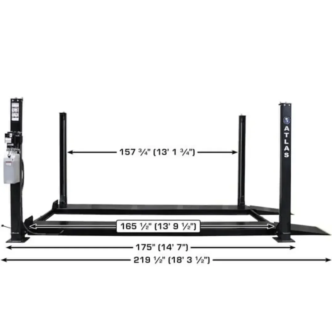 Atlas APEX8 ALI Certified Hobbyist 8,000 lb. 4 Post Lift