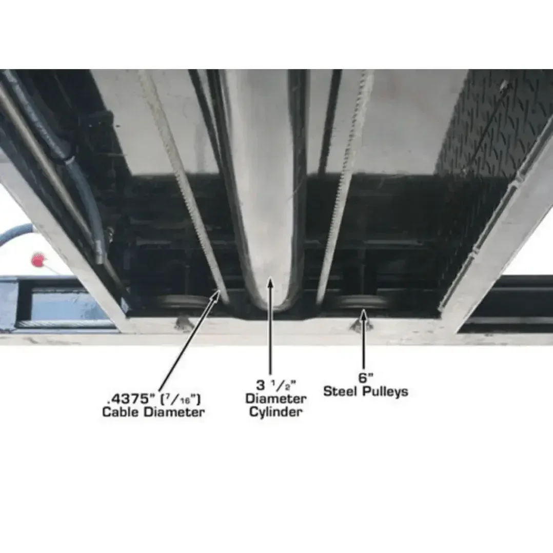 Atlas Garage Extra Tall/Extra Wide 4 Post Portable Car Lift