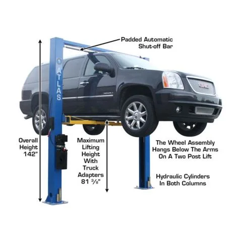 Atlas Automotive Equipment 9OHSC 9,000 lb Overhead 2-Post Lift