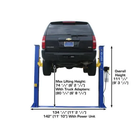 Atlas Automotive Equipment ATLAS 9000 LB BASEPLATE 2-POST LIFT