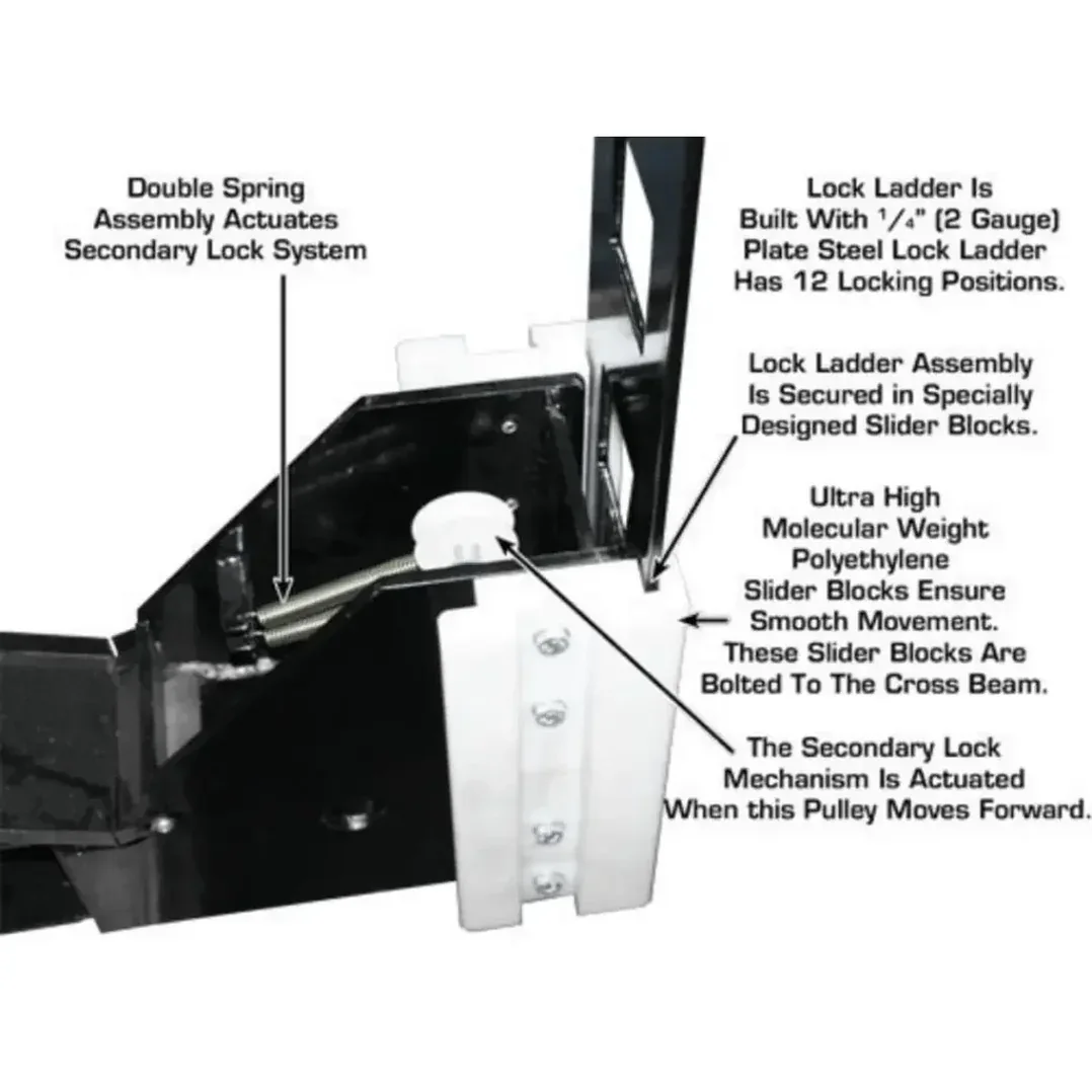 Atlas PRO8000EXT-L Extra Tall/Long Portable 8000lb 4 Lift