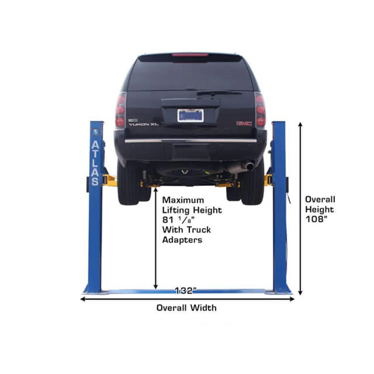 Atlas Automotive Equipment BP8000 8,000 lb Baseplate Lift