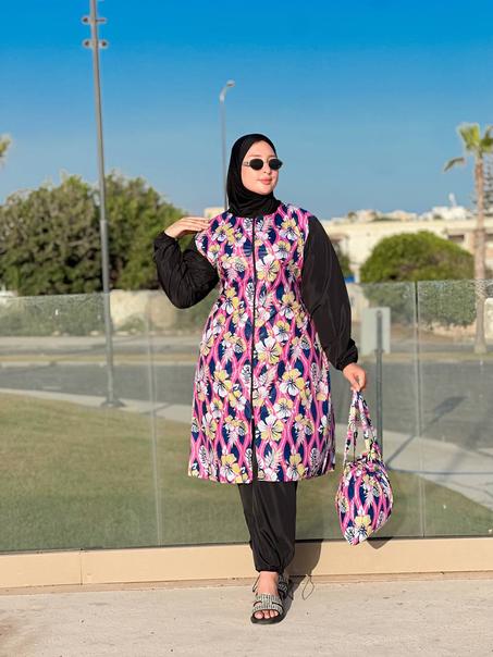 بوركيني 4 قطع أنيق وعصري