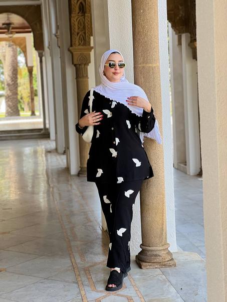 أنصومبل بأفخم أنواع التوب ثوب لولان مطروز