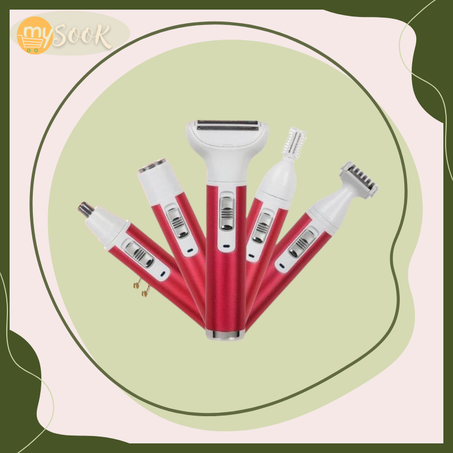 جهاز إزالة الشعر للوجه والجسم 5 في  1من kemei