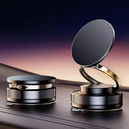 حامل هاتف مغناطيسي ذكي بتقنية الشفط الهوائي - دوران 360 درجة