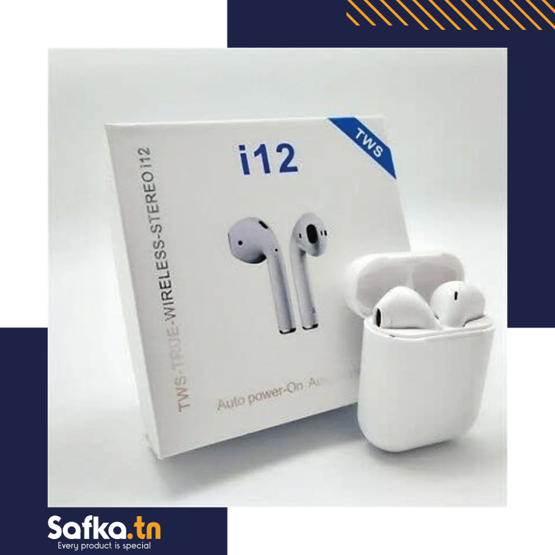 i12 TWS Écouteurs Bluetooth 5.0 Smart Touch sans fil