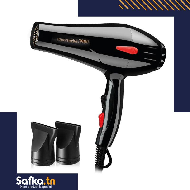 Sèche Cheveux Séchoir Super Turbo Hileax 3900 + Deux Tête