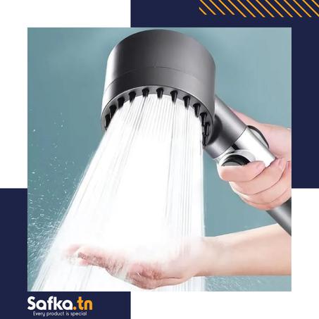 Pommeau de Douche Polyvalent et Durable avec Filtrage Amélioré et Motifs de Pulvérisation Réglables