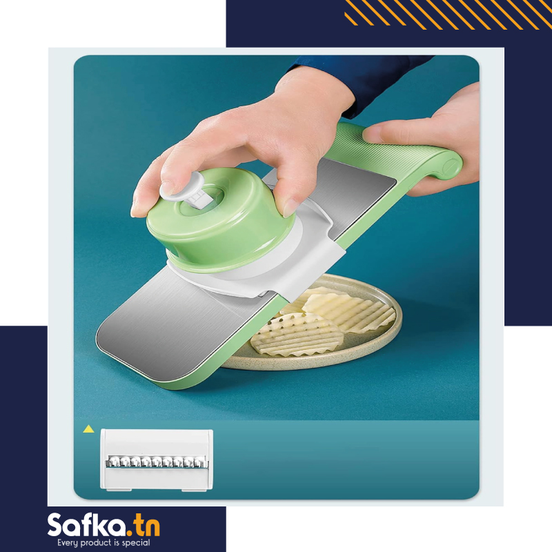 Trancheuse Mandoline 5 en 1 pour légumes de cuisine
