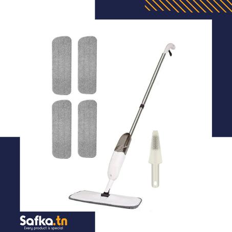 Balai Lave Sol avec Vaporisateur