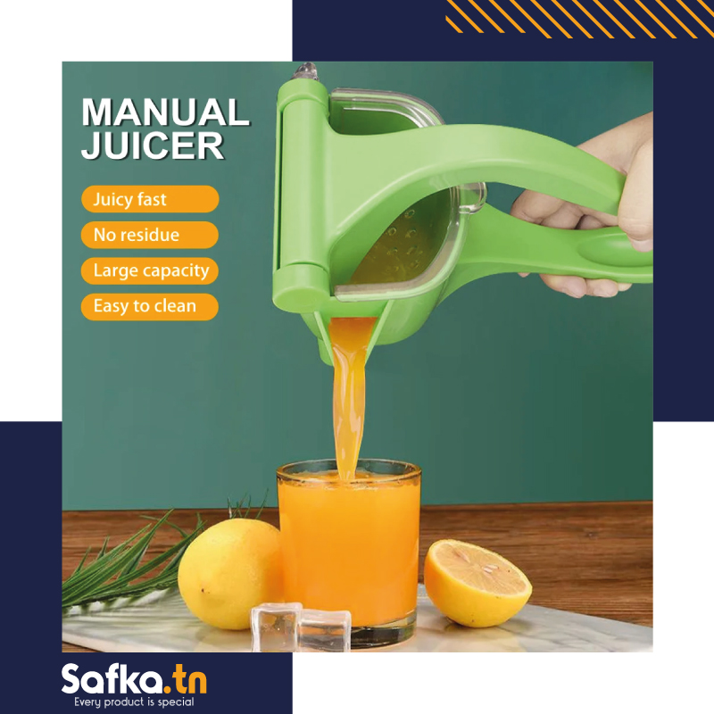 Presse-fruits manuel multifonctionnel en plastique