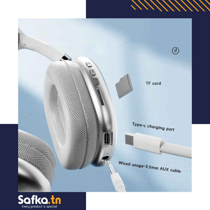 Casque Bluetooth sans Fil P9