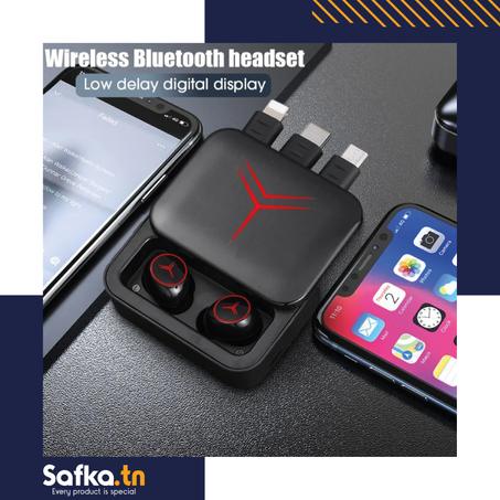M88 PLUS Power Bank TWS Bluetooth 5.3 Wireless Earphone