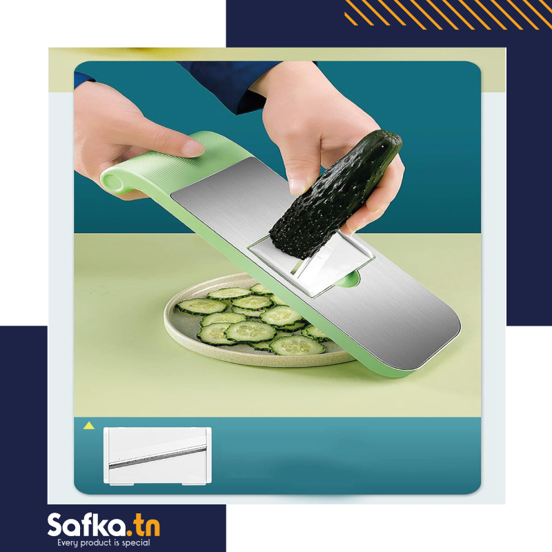 Trancheuse Mandoline 5 en 1 pour légumes de cuisine