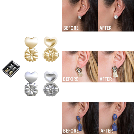 رافعات الأقراط لشحمة الأذن المتدالية