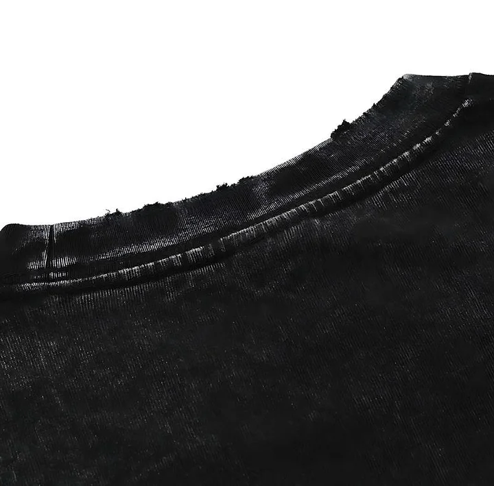 Eren Yeager Anime Oversize Washed T-Shirt- Unisex