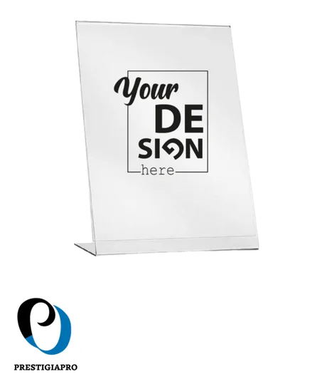 Porte-Affiche Plexi L - Format A4 - Élégance et Polyvalence