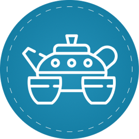 أطقم الشاي الفخارية