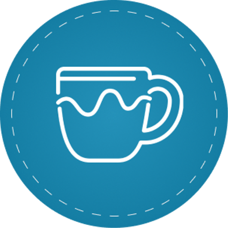 الأكواب الفخارية.