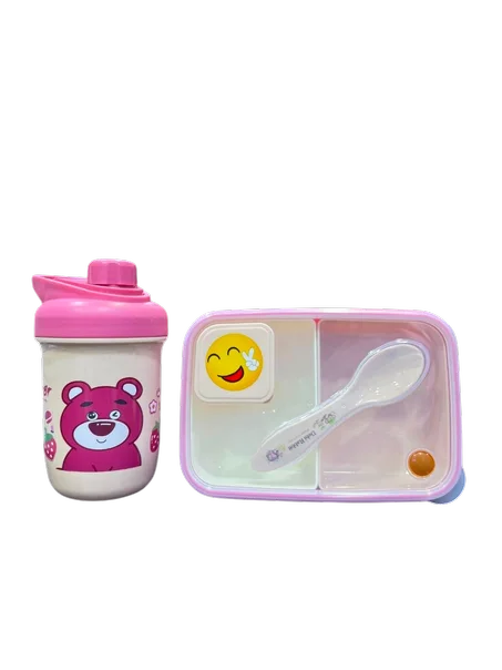 Boîte repas + bouteille de boisson