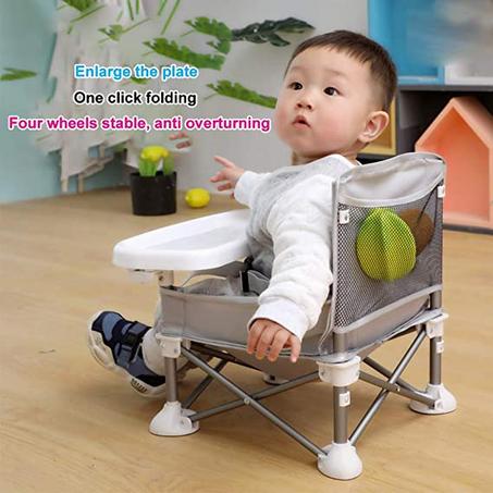 كرسي طعام الاطفال قابل للطي