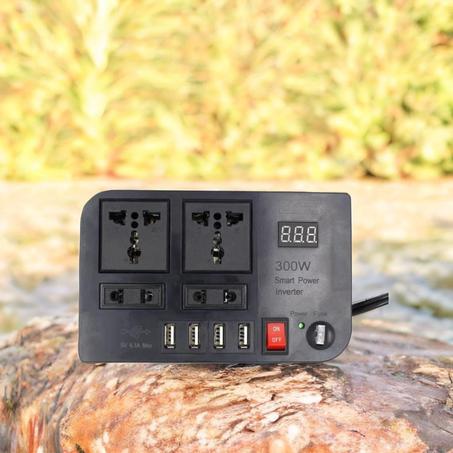 POWER INVERTER DC 12V TO AC 220V محول طاقة تيار مستمر 12 فولت إلى تيار متردد 220