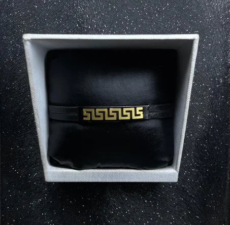 BRACELET BALCK & GOLD SIMPLE