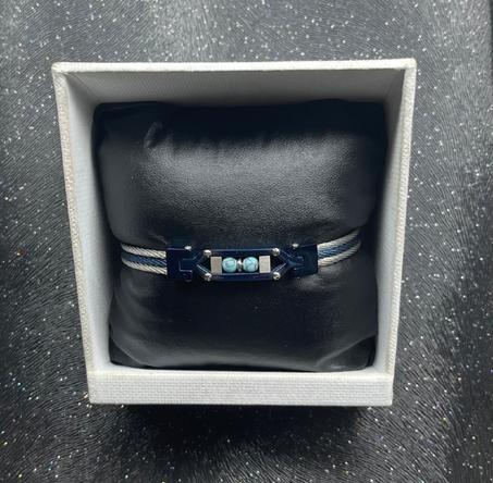 Astra Turquoise Cable Bracelet