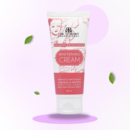 Crème éclaircissante pour zones sensibles