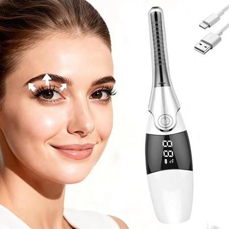 أداة تجعيد الرموش المسخنة المحمولة