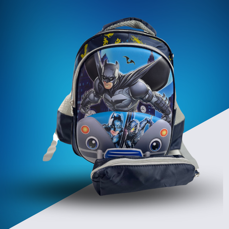 حقيبة ظهر مدرسية للأطفال - باتمان يمنحك الفضاء