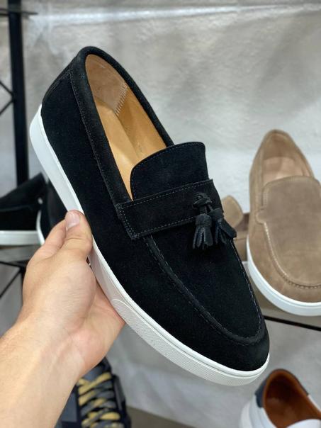 Ballerine noir daim originale 100% cuir