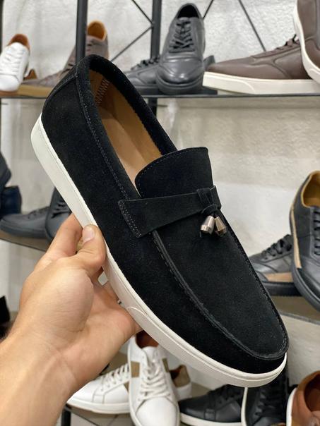 Ballerine noir daim originale 100% cuir