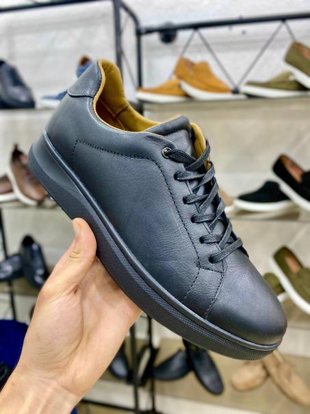 Baskets noir 100% cuir originale