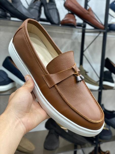 Ballerine marron cuir originale 100% cuir