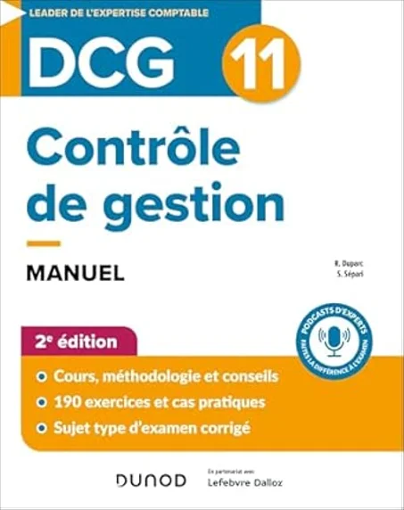 DCG 11 - Contrôle de gestion - Manuel - 2e éd.
