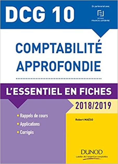 DCG 10 - Comptabilité approfondie -  L'essentiel en fiches
