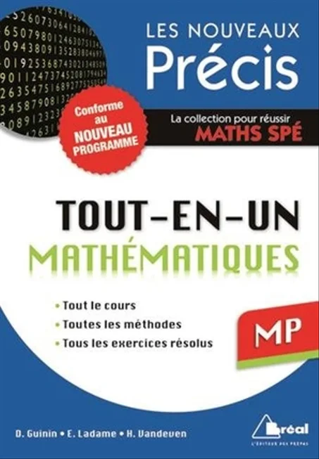 Les nouveaux précis   tout -en -un   mathématiques  MP