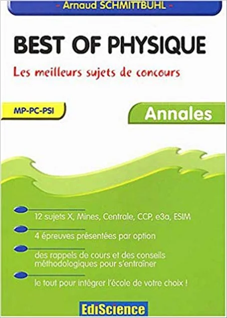 Best of Physique  Les meilleurs sujets de concours - MP-PC-PSI