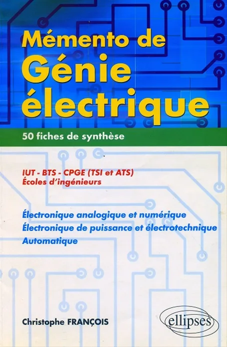 Génie électrique   50 fiches de synthèse
