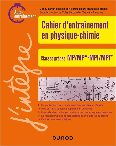 Cahier d'entrainement en physique-chimie MP-MPI - MP*-MPI*