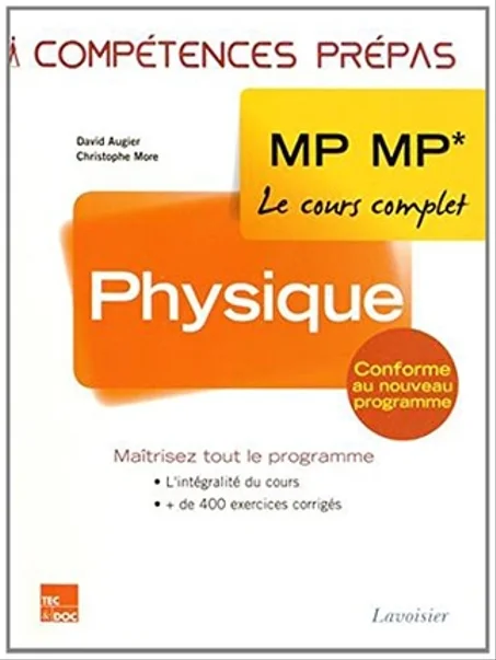 Compétences prépas Physique  MP-MP*
