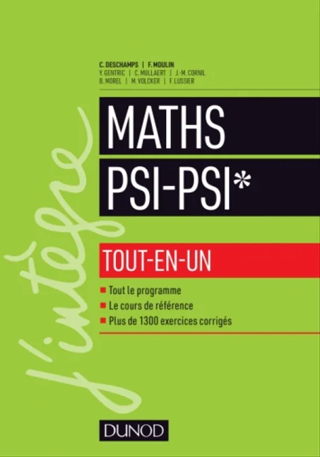 Maths  tout-en-un  PSI - PSI*