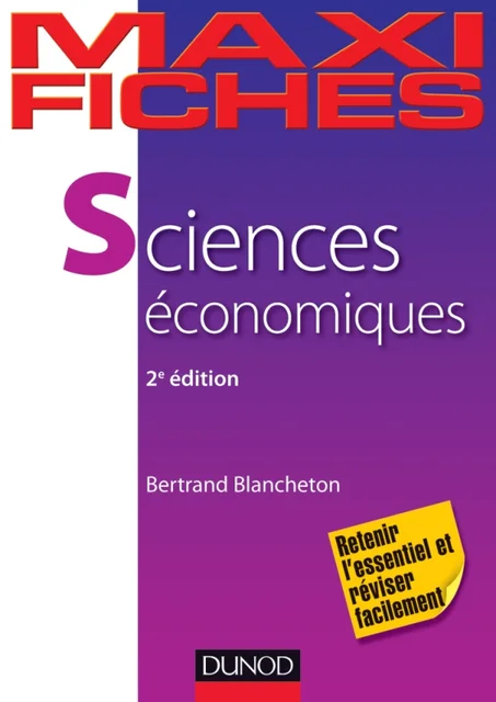 Maxi Fiches    Sciences économiques - 2e éd