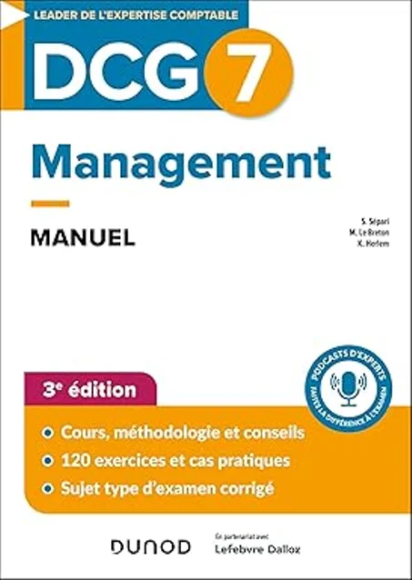 DCG 7 - Management - Manuel - 3e éd.