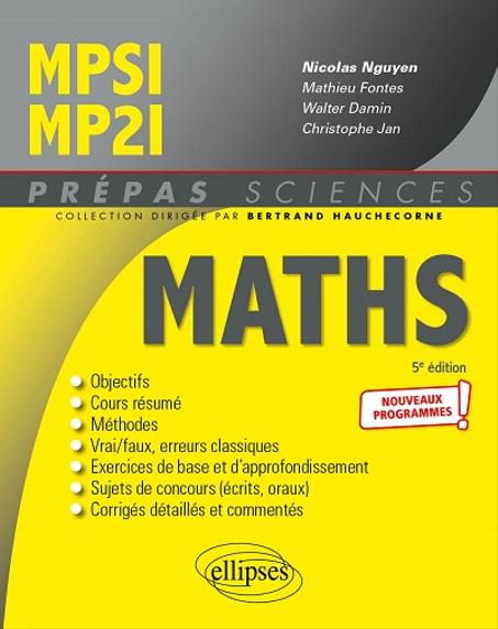 (coll. Prépas sciences) Mathématiques MPSI-MP2I - 5e édition