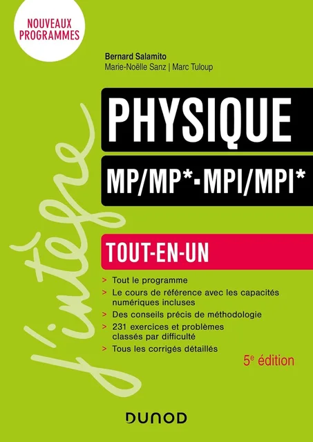 Physique Tout-en-un MP/MP*-MPI/MPI* - 5e éd.