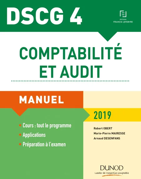 DSCG 4 - Comptabilité et audit  -  Manuel